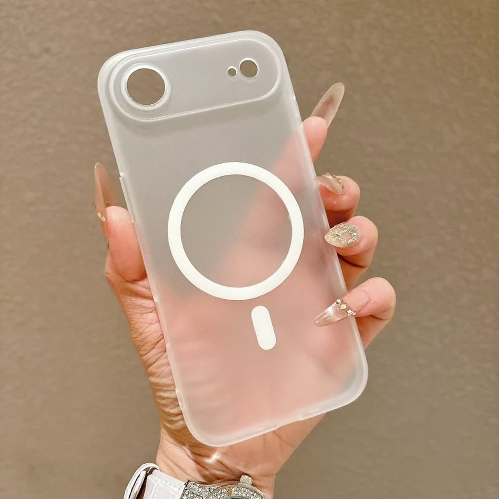 Ice Mist Frosted Magnetic TPU Soft Case สําหรับ iPhone 17 Pro Max 16 15 14 13 12 11 SE รูปที่ 8