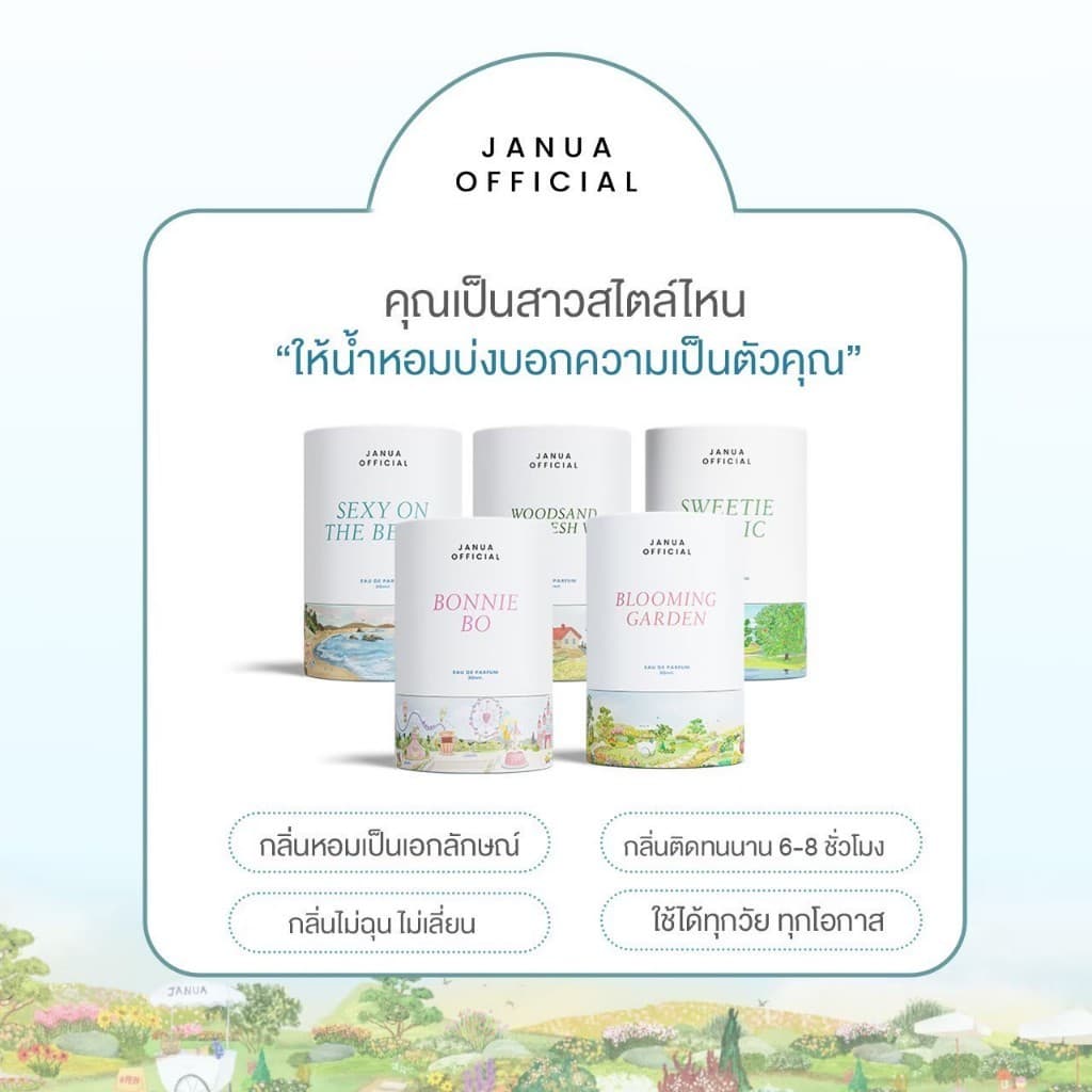 สั่งด่วน น้ำหอมแจนยัวร์ Janua Perfume ทุกคอลเลคชั่น ขนาด 30ml รูปที่ 1
