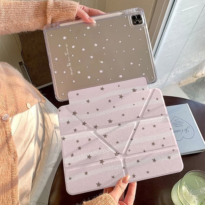 เคสป้องกันสําหรับ iPad Air6/Air7/Air8M2/M3 Air4/5 gen11 A16 10th generation 2026 Gen12Gen7 Gen8 Gen9 Mini6/7 air11/13 นิ้ว A17 Pro pro12.9 M4/M5 Y พับแท็บเล็ต รูปที่ 1