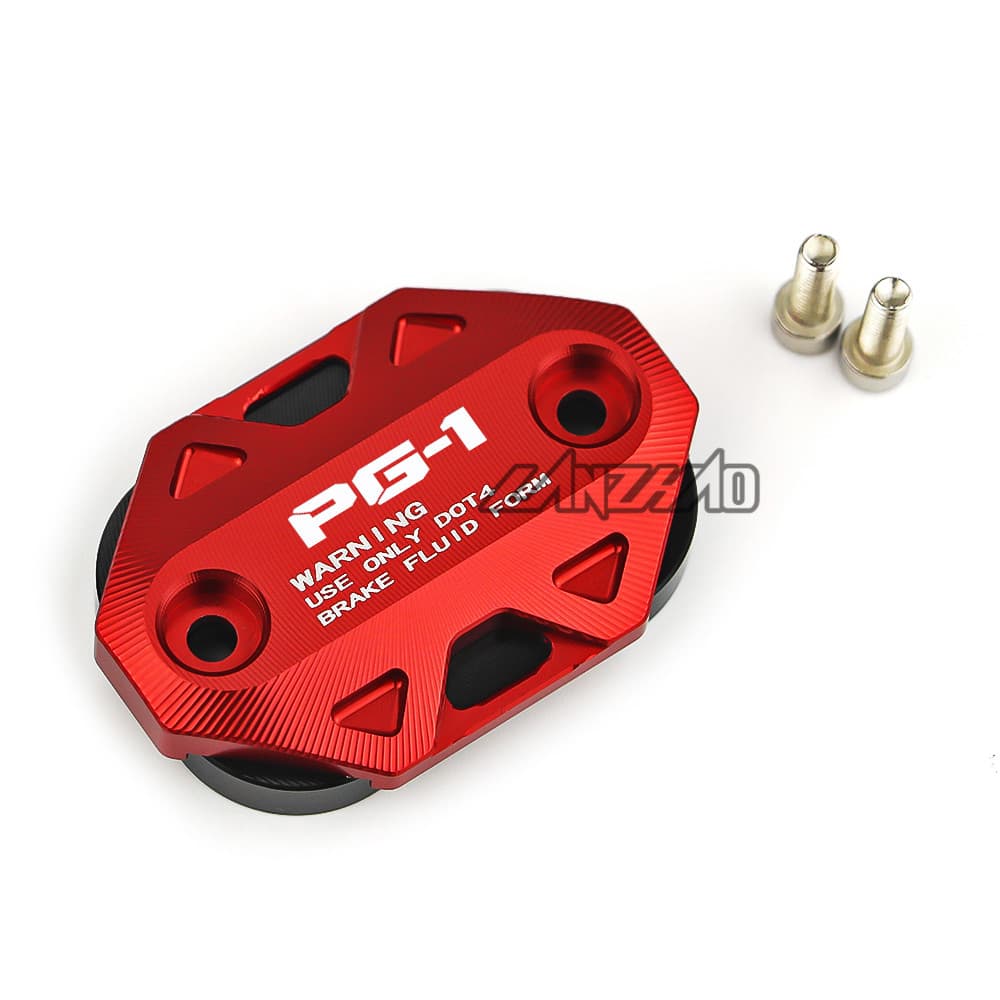 ฝาครอบน้ํามันเบรก CNC ฝาปิดปั๊มบน YAMAHA PG-1 PG1 รูปที่ 6