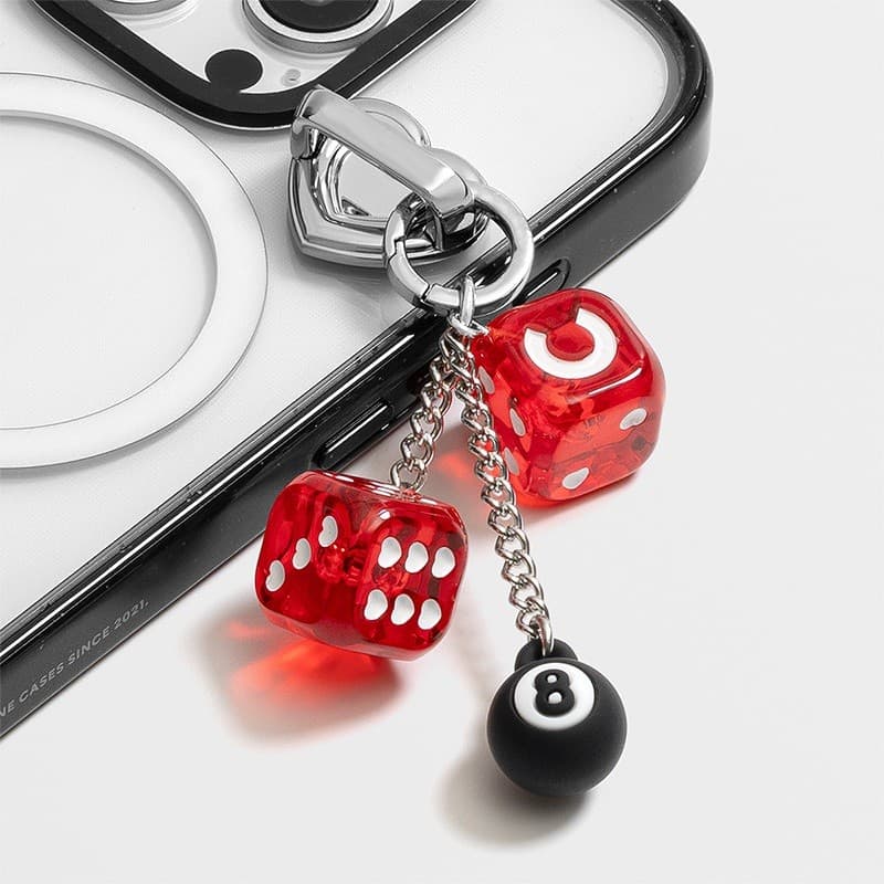Pretty Silicon Beautiful Flower Special Romantic Heart Phone Wristlet lanyard Pendant คุณภาพสูง เชือกคล้องโทรศัพท์มือถือ รูปที่ 8
