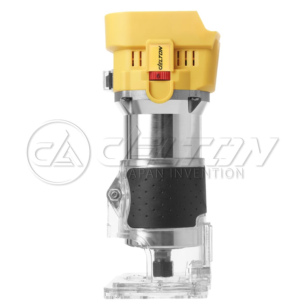 DELTON เครื่องเซาะร่อง ทริมเมอร์ไร้สาย 1/4นิ้ว 600W รุ่น CV-901R ใช้งานร่วมกับแบตเตอรี่ DELTON UltraFlex และ TURBO FORCE รูปที่ 4