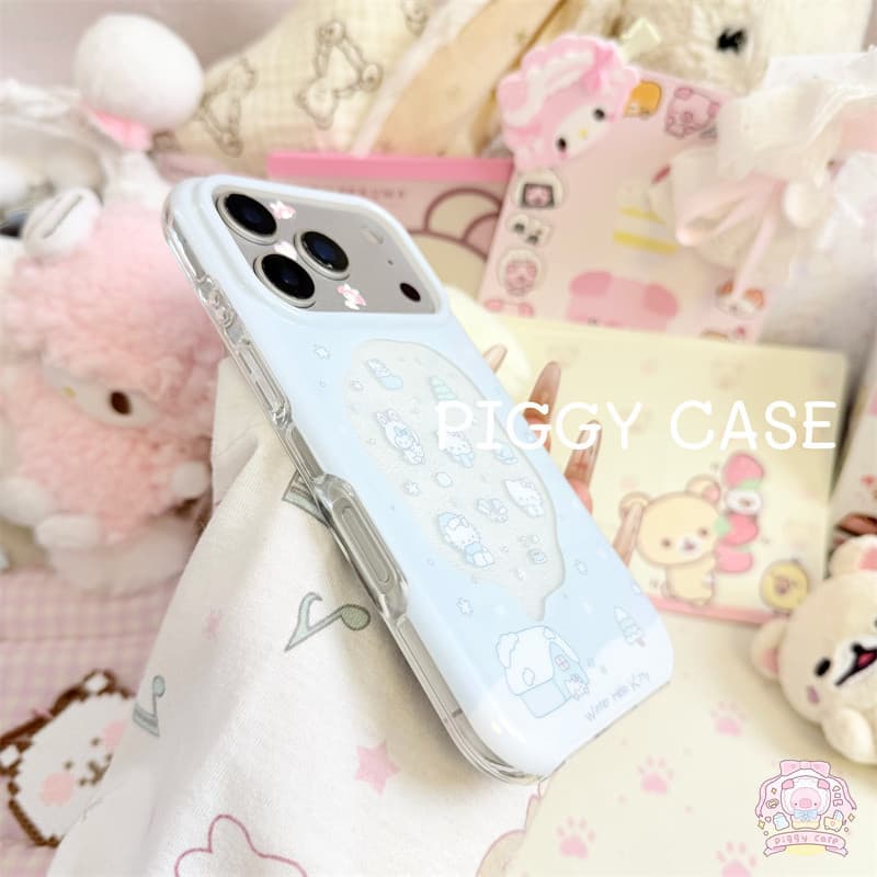 เคสไอโฟน 17 เหมาะสำหรับ IPhone 15 12 14 17 11 13 16 ProMax X XS XRMax 7 8 Plus เคสโทรศัพท์ลายแมวฤดูหนาวแบบมีประกายวิบวับ รูปที่ 5