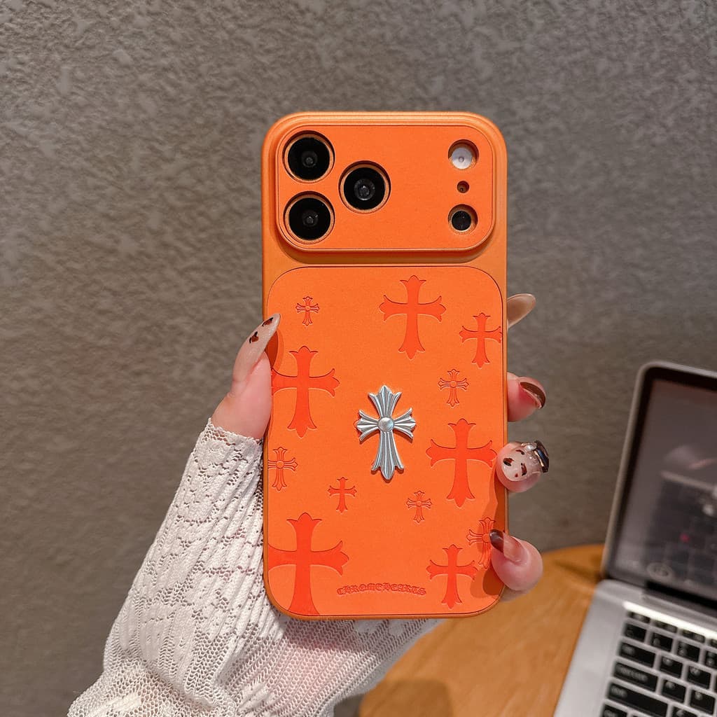 ทันทีเปลี่ยนเป็น IPhone 17 Full-Screen Cross โลหะสไตล์ Hard Shell เคสโทรศัพท์เหมาะสําหรับ IPhone17 17Pro 17ProMax 16 16ProMax 16Pro 15 15Pro 15ProMax 14ProMax 14 14Pro รูปที่ 4