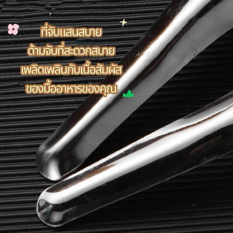 Timo ช้อนซุปสแตนเลสสีเงิน แบบหนา ด้ามยาว ใช้ในครัวเรือน เหมาะสำหรับ นักเรียน ผู้ใหญ่ ชาบู ซุป รูปที่ 5