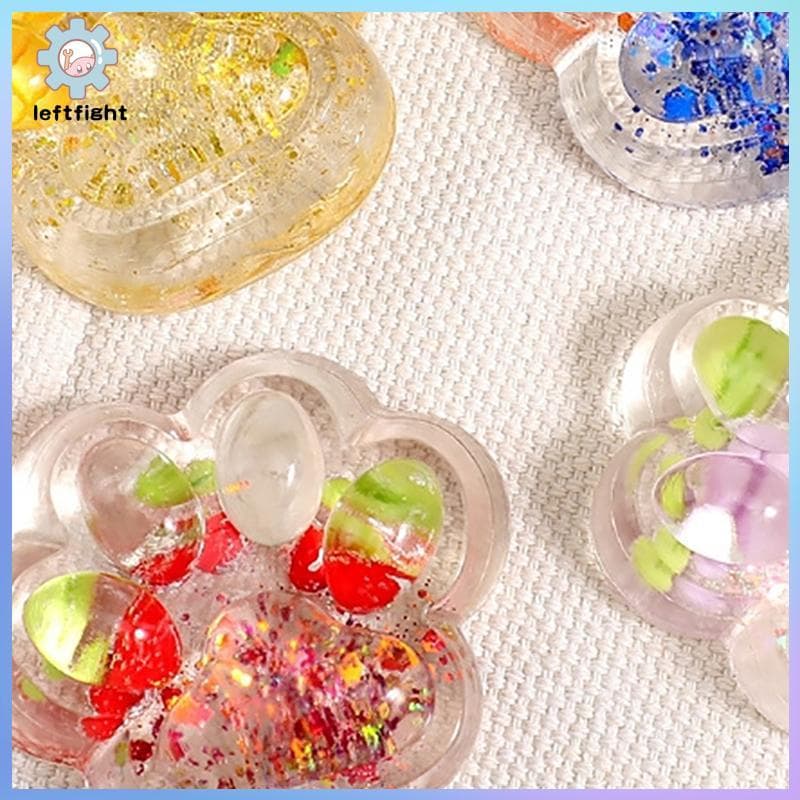 ซ้าย 1 ชิ้น Cat Claw นุ่มช้า Rebound ความเครียดบรรเทาบีบ Props Starlit Sky Big Cat Paw Squishy Fidget ของเล่นหยิก Dpression ของขวัญ GHT รูปที่ 3