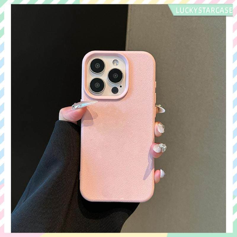 เคสโทรศัพท์ For iPhone 17 11 13 12 14 15 16 Pro Max 7 8 Plus XR X มาการอง เรียบง่าย สีทึบ ซิลิโคนอ่อนนุ่ม เคสกันกระแทก รูปที่ 5