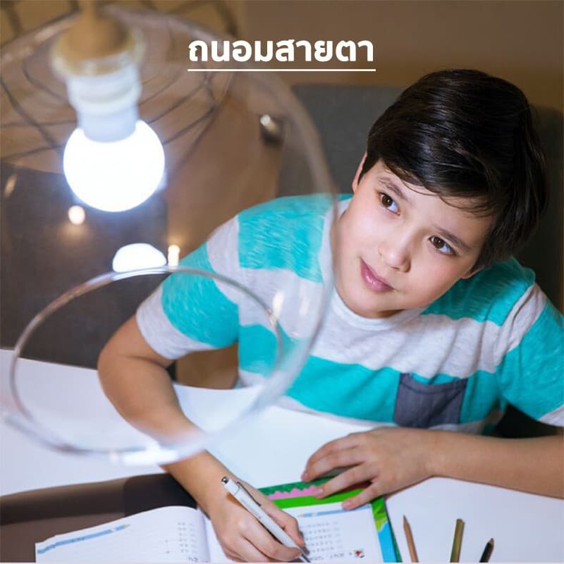 หลอดไฟ LED E27 3W 5W 7W 9W 13W 15W 18W 24W หลอดปิงปอง แสงขาว 6500K/แสงวอร์มไวท์ 3000K สำหรับโคมไฟในบ้าน รูปที่ 3