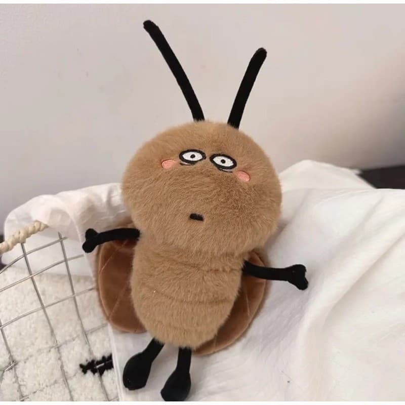 COD 35/50CM ลูกสุนัข ตุ๊กตา หมอนกอด ตุ๊กตาแมลงสาบ ตุ๊กตาตลกสร้างสรรค์ ของขวัญวันเกิด รูปที่ 9