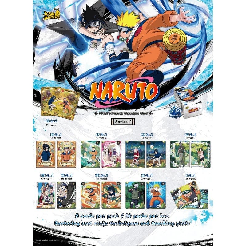 NARUTO Smriti การ์ดสะสม Earth Scroll-002-SEA t2w9 jin1 jin2 KAYOU ภาษาอังกฤษอย่างเป็นทางการรุ่น SEA อะนิเมะการ์ดสะสม รูปที่ 5