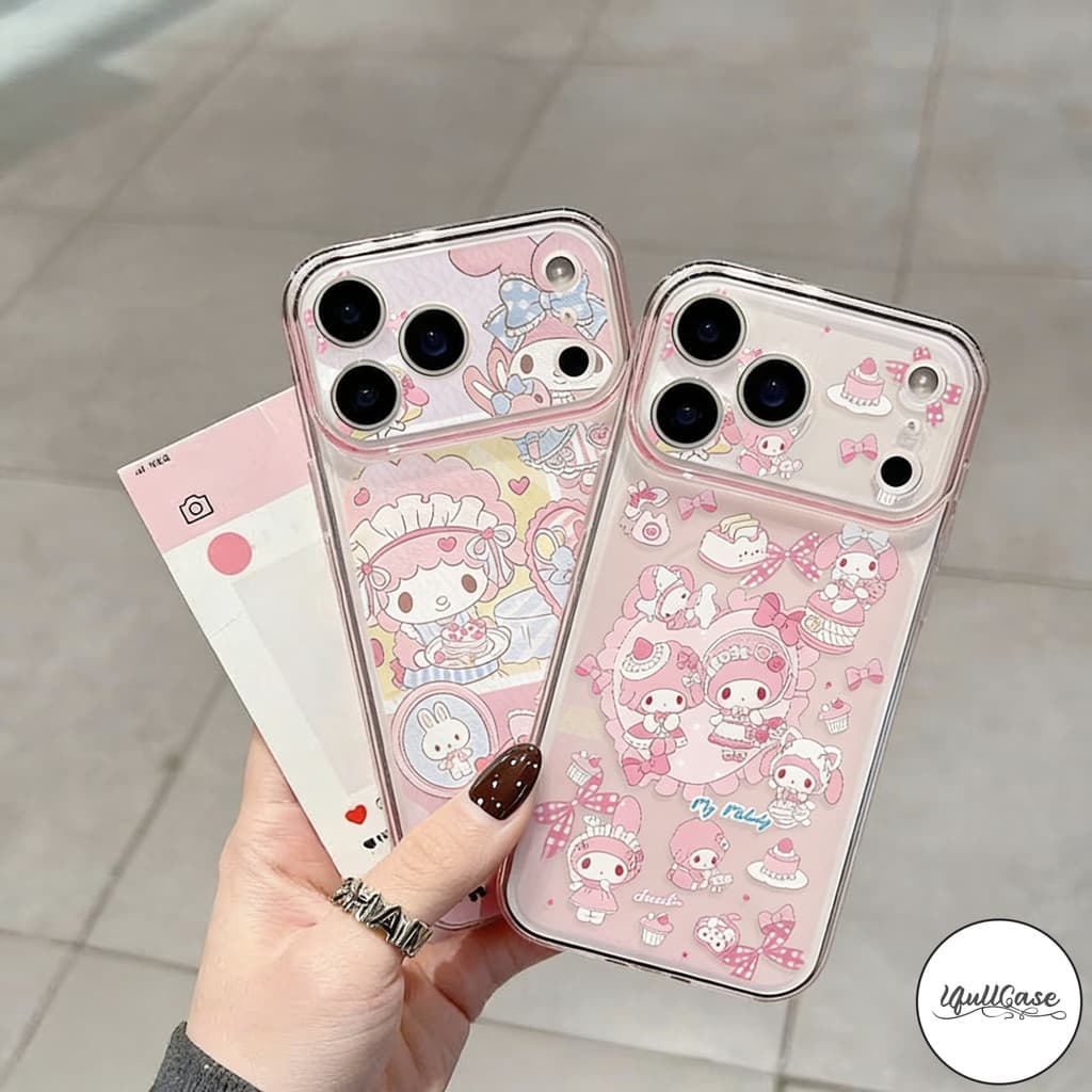 เคสไอโฟน11คอนนิง แม่เหล็ก เมโลดี้ โบว์ หัวใจ เคส เข้ากันได้กับIPhone 17 AIR 15 11 12 13 16 14 Pro Max 16Pro 15 16 Plus รูปที่ 1