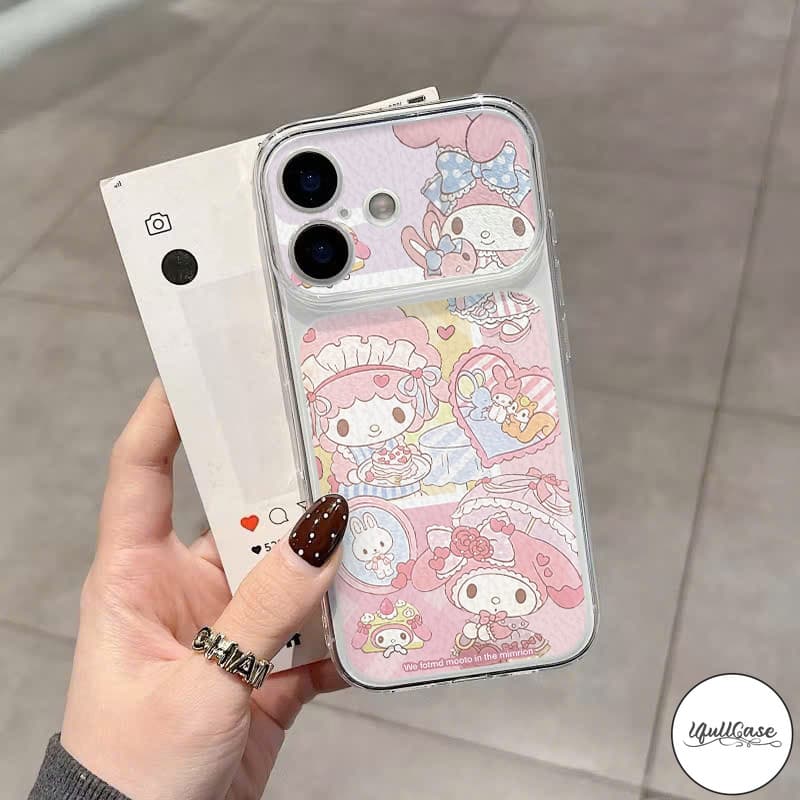 เคสไอโฟน11คอนนิง แม่เหล็ก เมโลดี้ โบว์ หัวใจ เคส เข้ากันได้กับIPhone 17 AIR 15 11 12 13 16 14 Pro Max 16Pro 15 16 Plus รูปที่ 3