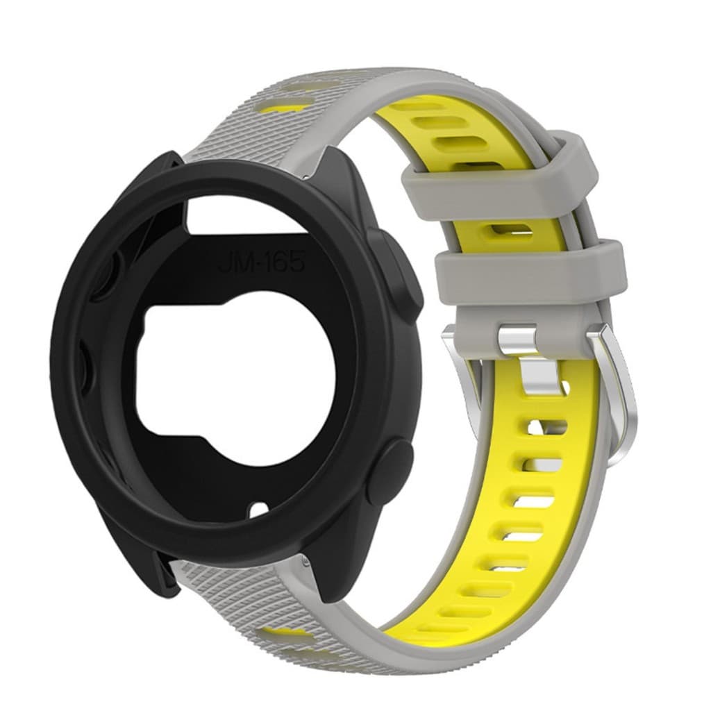 สายรัดซิลิโคน + เคสป้องกันเชลล์สําหรับผู้เบิกทาง Garmin 165 Smartwatch Soft Screen Protector Case Band อุปกรณ์เสริม รูปที่ 5