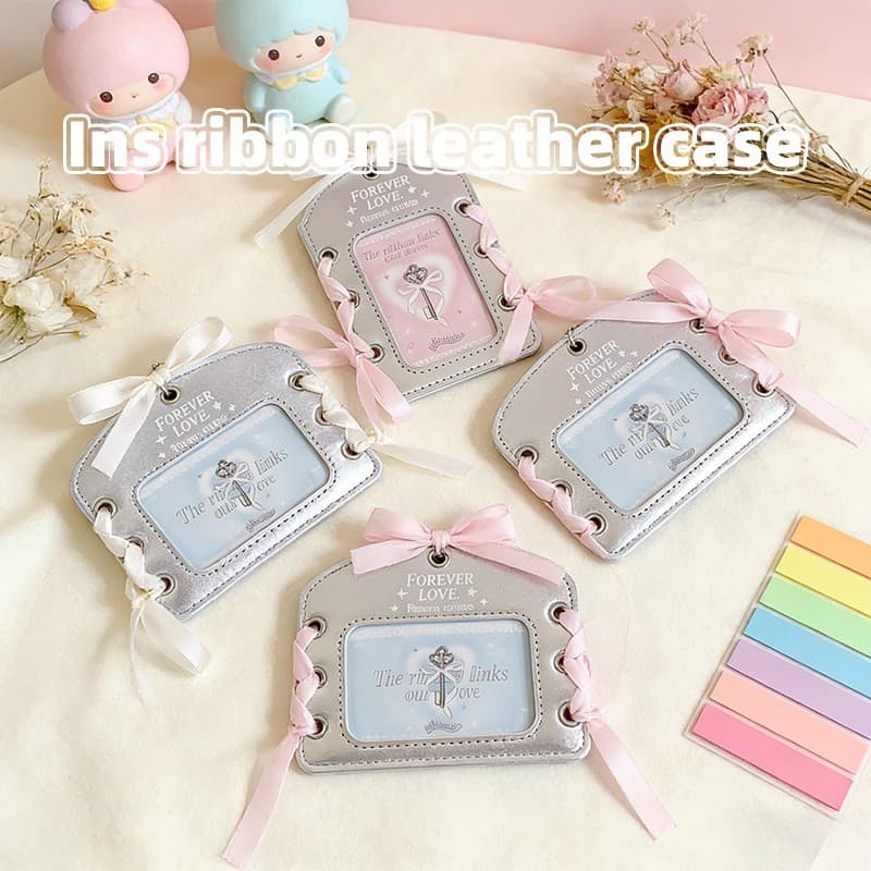 3นิ้ว ที่ใส่การ์ดบัตร ซองการ์ดหนัง PU ฝาครอบใส่โฟโต้การ์ด ที่ใส่การ์ดรูป สองรุ่นให้เลือก รูปที่ 3