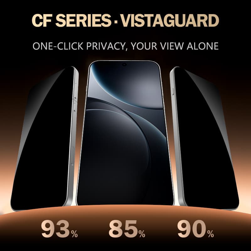 Lereach Anti-Spy Screen Protector สําหรับ OPPO Find X9 Ultra X9 Pro X8 Ultra 1-2 ชิ้นไม่มี Peeking ไม่มีฟอง HD Clarity กระจกนิรภัย รูปที่ 2