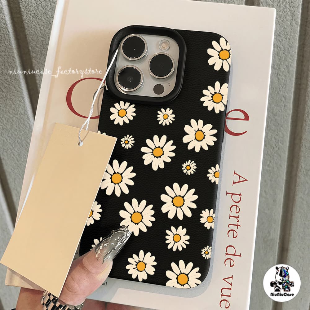 ดอกไม้สวย เคสไอโฟน11 เคส iphone 16 Pro Max 8 7 Plus XR 11 17 12 13 14 15 16 17 Pro Max เนื้อหนัง Case เคสไอโฟนหรูหราไฮโซ รูปที่ 6