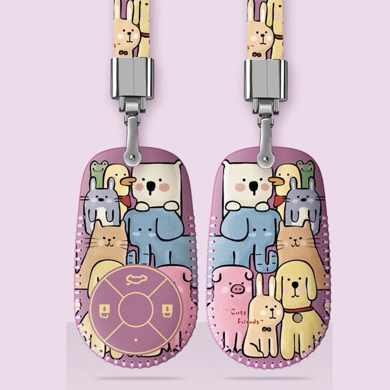 เคส สำหรับรถ Ora goodcat & GT Ora 5 2026 PU เคสกุญแจรีโมทรถยนต์สําหรับ ORA Good Cat ORA goodcat GT อุปกรณ์เสริมในรถยนต์พวงกุญแจ รูปที่ 3