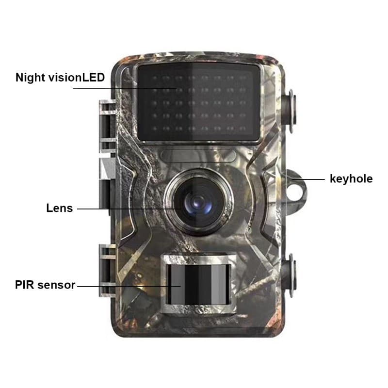 กล้องอินฟาเรด 16mp 1080p กันน้ำ มีมุมมองกลางคืน สำหรับล่าสัตว์ กลางแจ้ง ip66 กันน้ำ รูปที่ 6