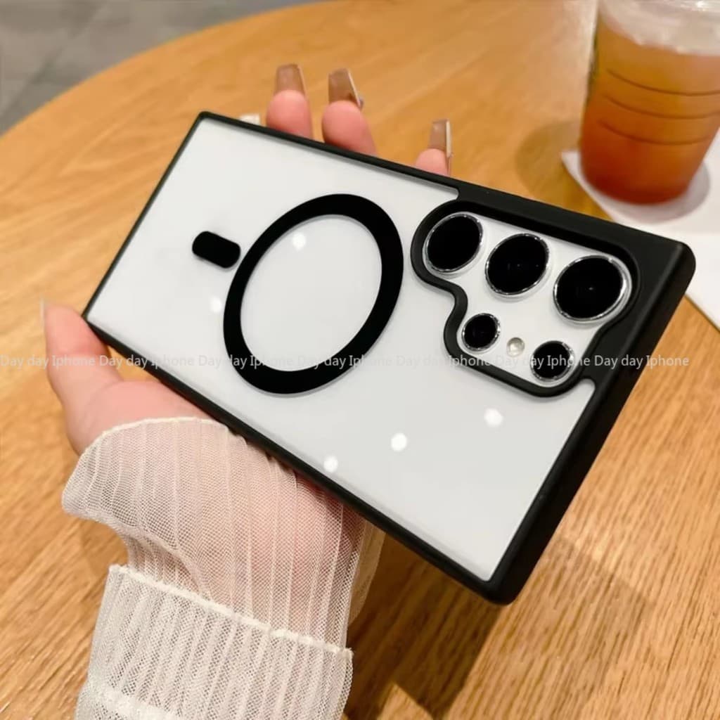 เคสผิวด้าน เคส For Samsung A37 A57 A07 A17 A06 A56 A54 A55 A16 A35 A26 A36 5G เคสสำหรับ แบบผิวด้าน รองรับ เคสมีแม่เหล็ก รูปที่ 6