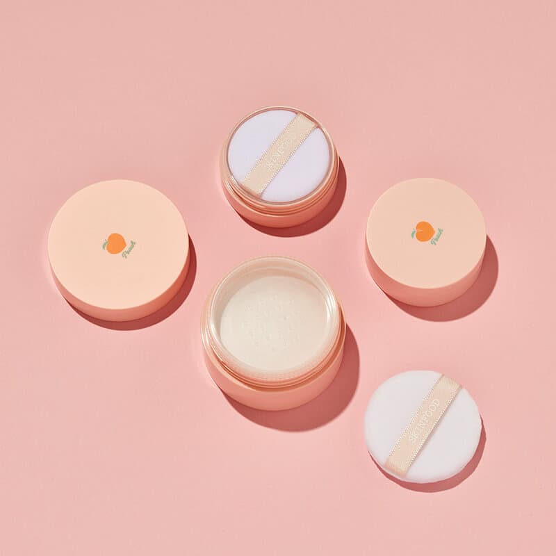Skinfood Peach Cotton Multi Finish Powder 5g สกินฟู๊ด แป้งฝุ่นสูตรพิเศษ. รูปที่ 3