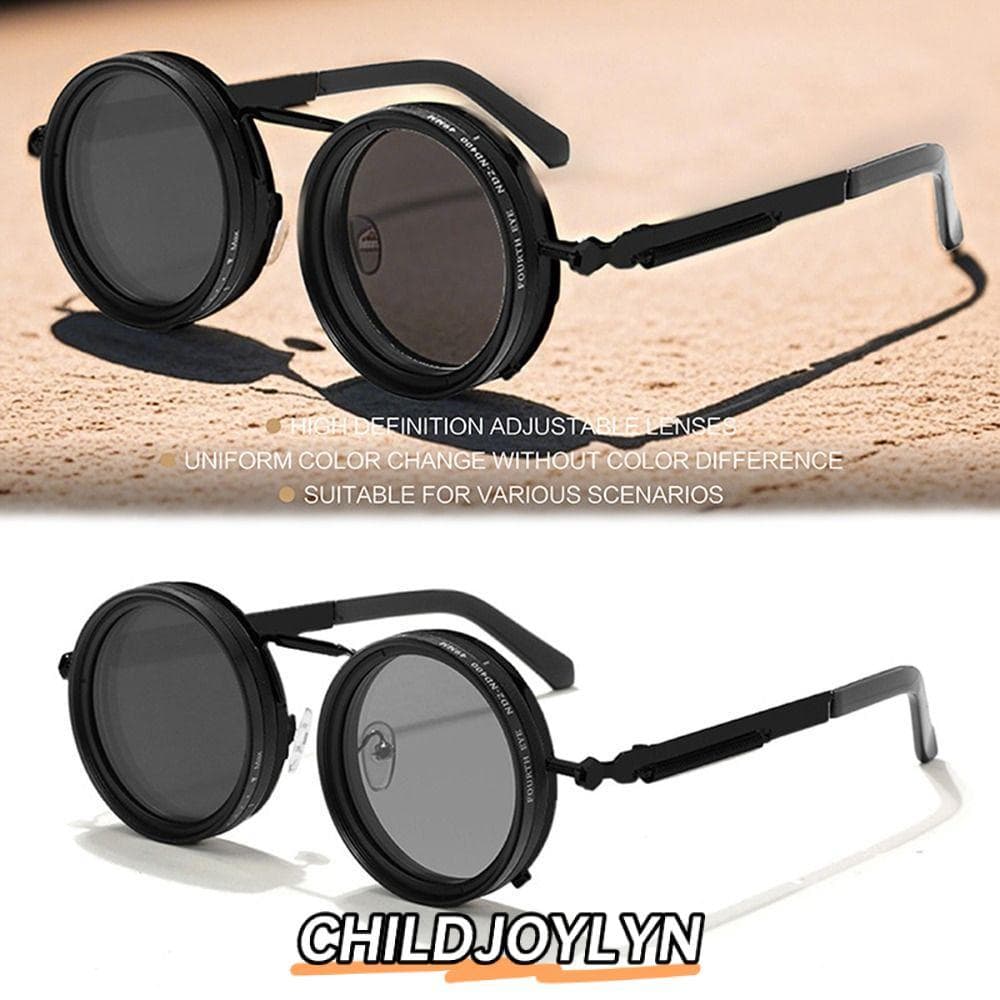 CHILDJOYLYN แว่นกันแดดปรับแสงได้ 9 ระดับ พร้อมฟิลเตอร์ UV400 เหมาะสำหรับกิจกรรมกลางแจ้ง รูปที่ 1