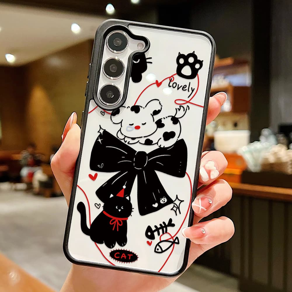 เคสแบบด้านสำหรับ Samsung Galaxy A56/A55/S25 Ultra/S24 Ultra/A05/A06/A07/A16/A17 ป้องกันการตกกระแทก ทำจาก TPU กันกระแทก รูปที่ 3