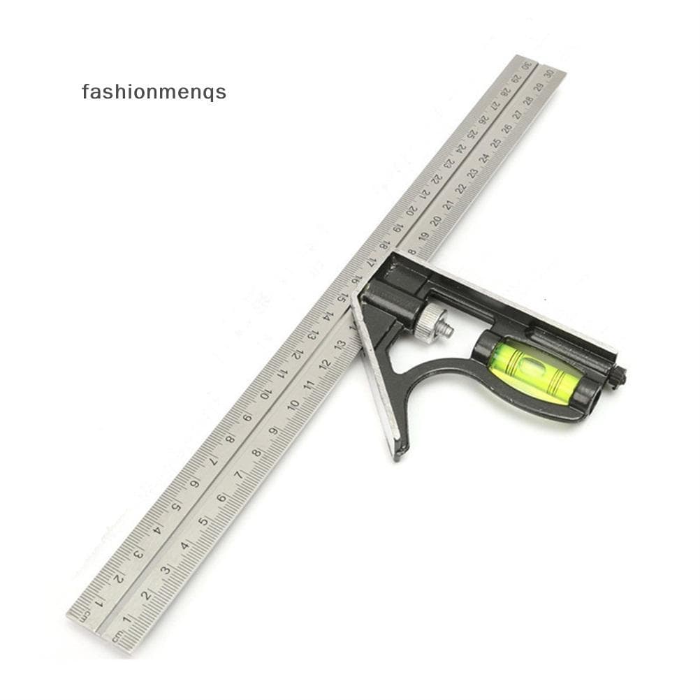 เครื่องมือวัดอลูมิเนียมระดับจิตวิญญาณสแตนเลสทรงสี่เหลี่ยม 12" รูปที่ 2