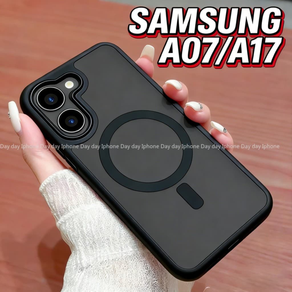 เคสผิวด้าน เคส For Samsung A37 A57 A07 A17 A06 A56 A54 A55 A16 A35 A26 A36 5G เคสสำหรับ แบบผิวด้าน รองรับ เคสมีแม่เหล็ก รูปที่ 1
