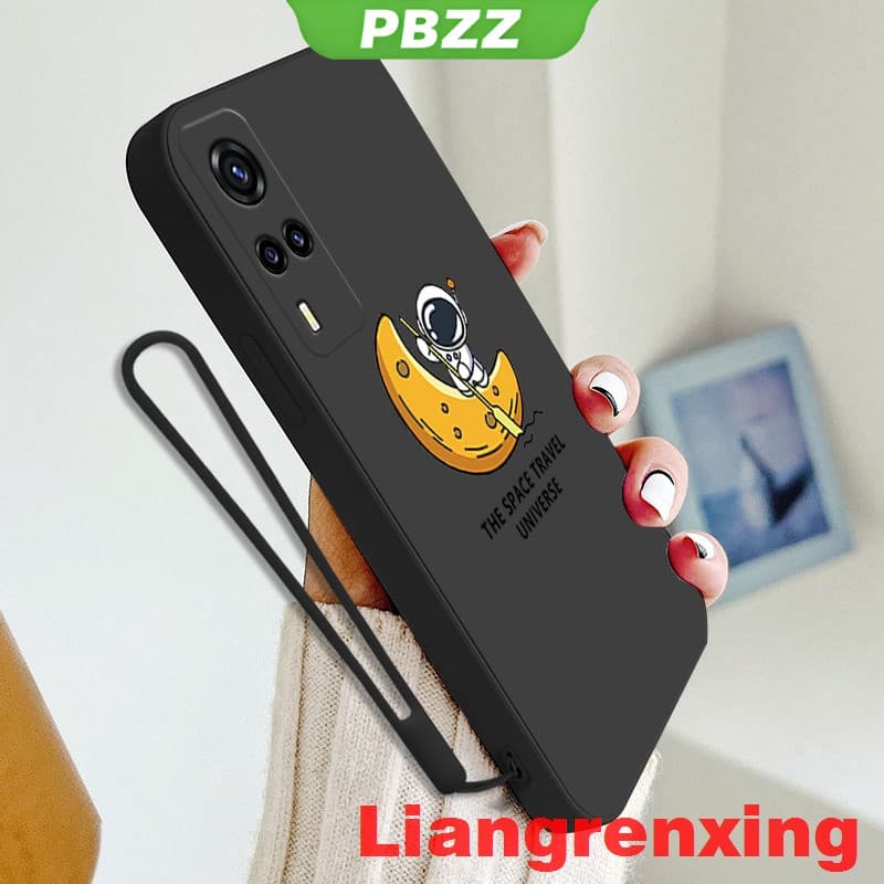 PBZZ เคส VIVO Y31 2021 เคสโทรศัพท์มือถือ ซิลิโคนนิ่ม กันกระแทก ลายนักบินอวกาศ สําหรับ VIVO Y31 2021 YTXJY01 น่ารัก ลายการ์ตูน กันกระแทก รูปที่ 3