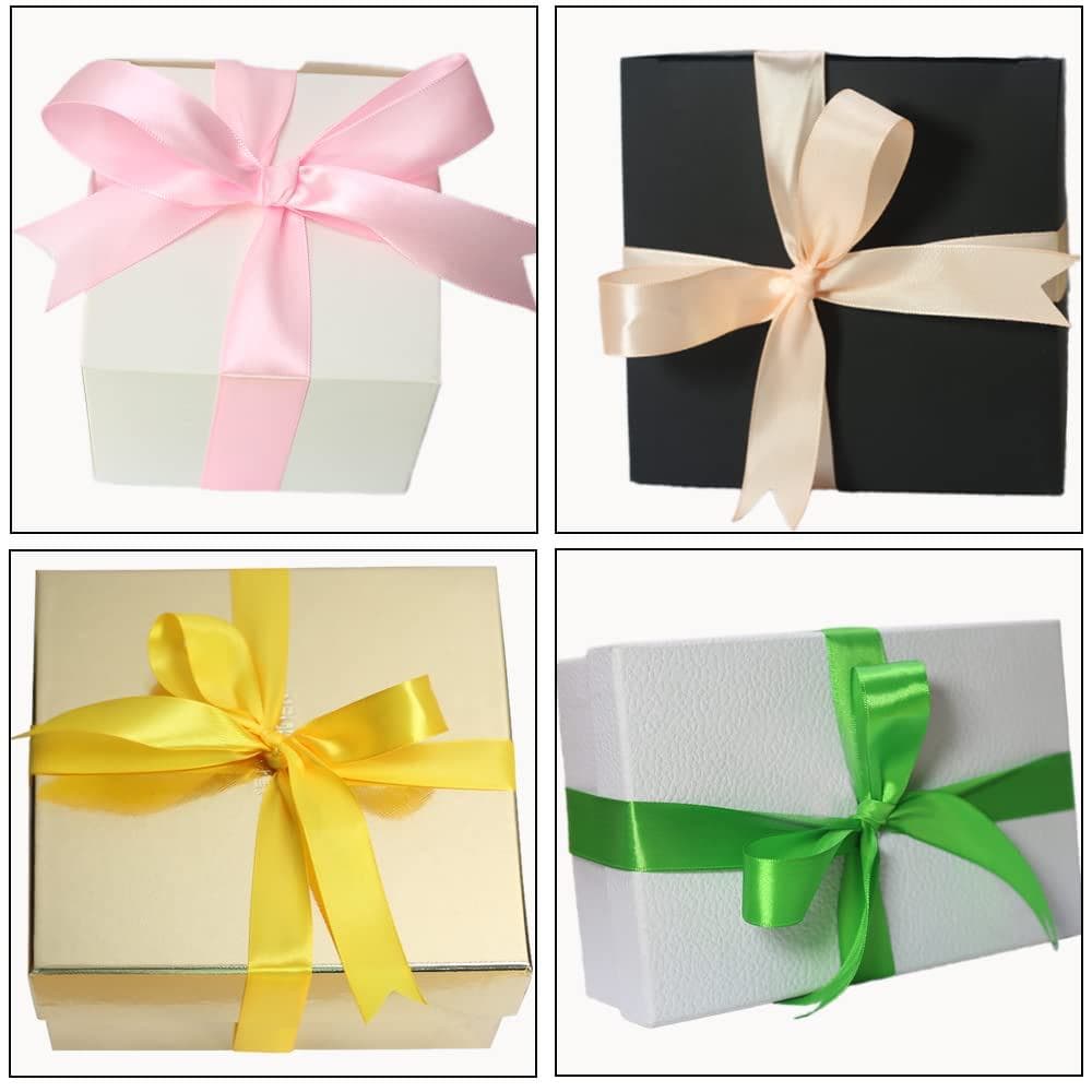 1cm ริบบิ้นซาติน ริบบิ้นซาตินสีสันเข้ารหัส ริบบิ้น ของขวัญ DIY งานฝีมือ โบว์ ริบบิ้นตกแต่งกล่องเค้ก DIY ของขวัญ รูปที่ 9