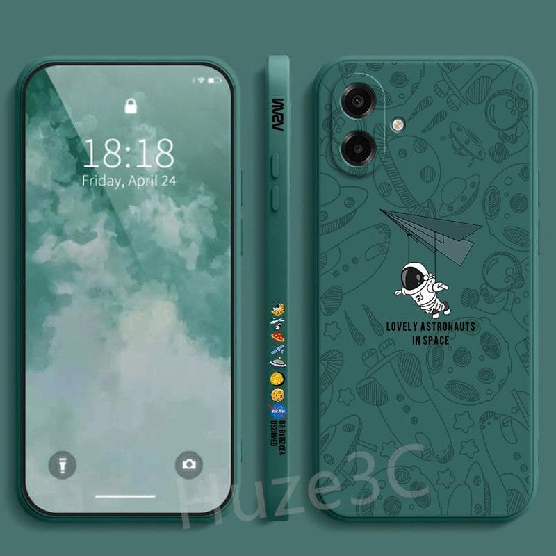 เคสสําหรับ Samsung A07, A06 4G, A05, เคสซิลิโคนแบบนิ่ม, เคสเทรนด์ย้อนยุค, เคสป้องกันเลนส์ รูปที่ 4