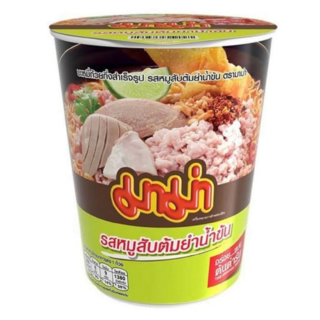 Mama Cup มาม่า คัพ บะหมี่กึ่งสำเร็จรูป มีหลายรสชาติให้เลือก รูปที่ 6