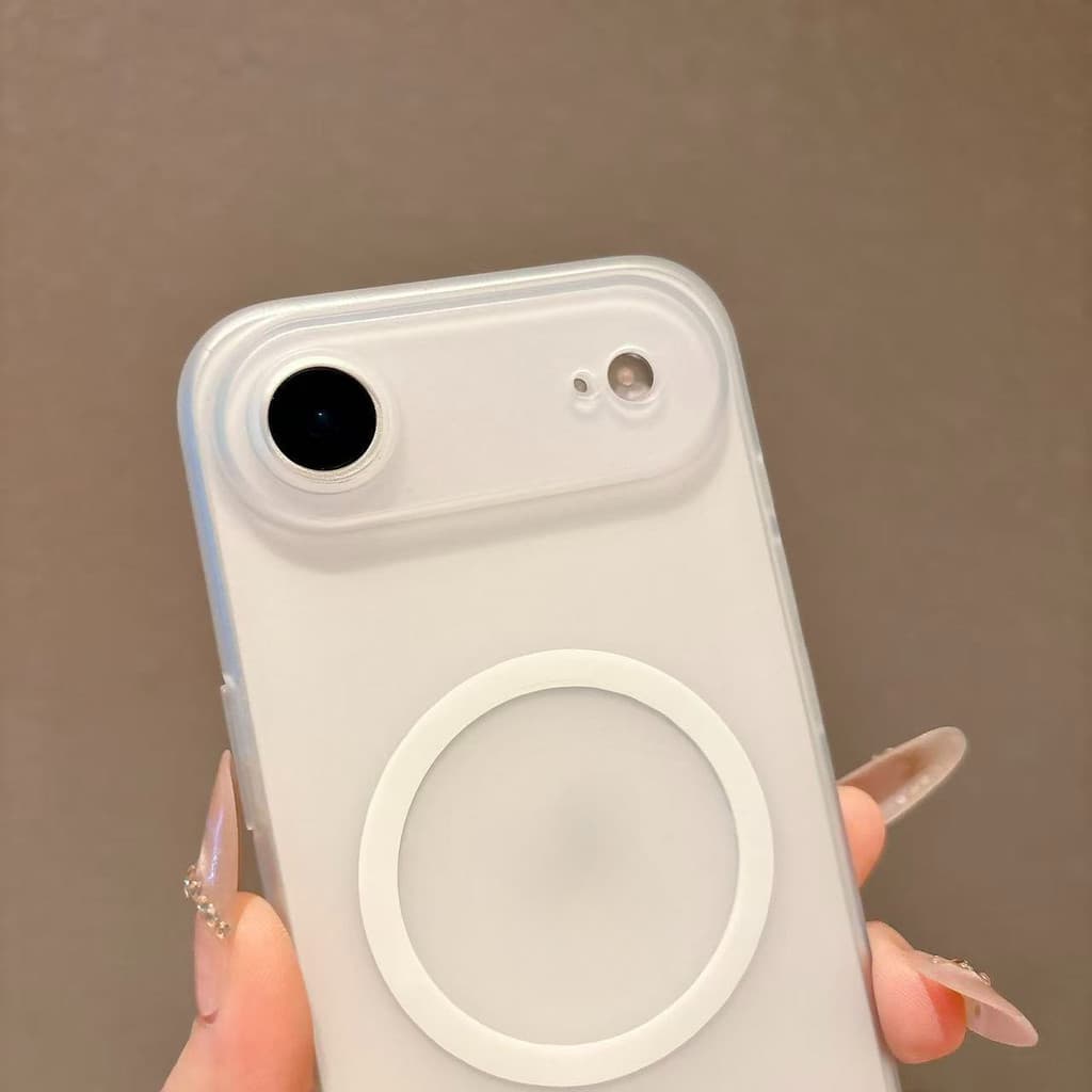 Ice Mist Frosted Magnetic TPU Soft Case สําหรับ iPhone 17 Pro Max 16 15 14 13 12 11 SE รูปที่ 3