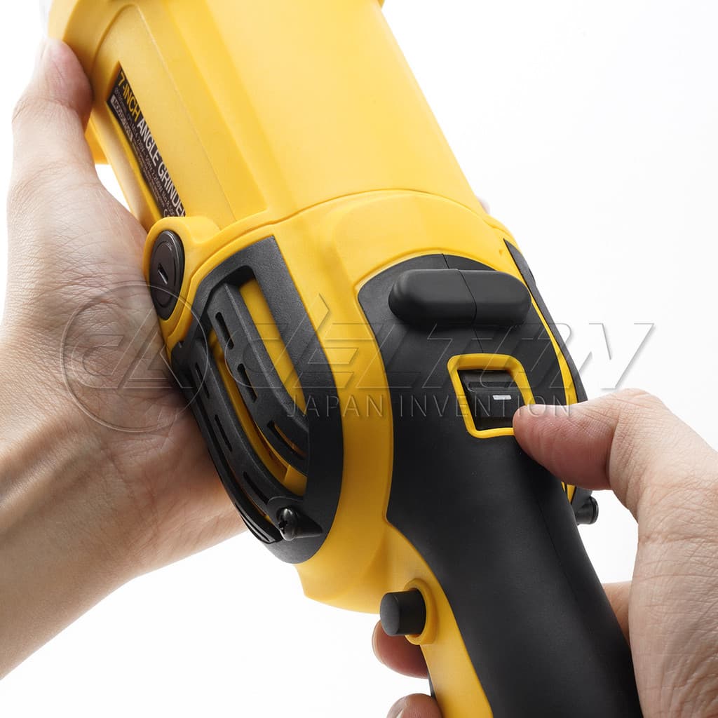 DELTON เครื่องเจียรไฟฟ้า 7 นิ้ว 2200 วัตต์ Angle Grinder รุ่น DT-701B พร้อมด้ามจับ และฝาครอบป้องกัน แถมฟรี ใบตัด 6 แผ่น รูปที่ 6