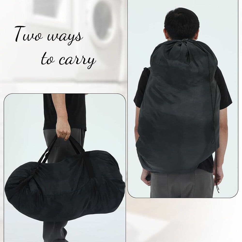 ถุงซักผ้า ทนทาน ถุงซักผ้าอเนกประสงค์ Travel drawstring laundry bag ถุงซักผ้าขนาดใหญ่ รูปที่ 5