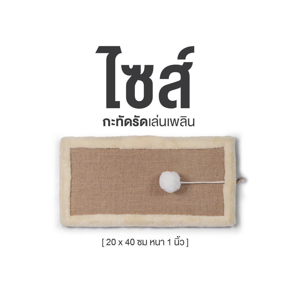 SiamLatex ที่ลับเล็บแมว รุ่น PawPaw ที่ฝนเล็บแมว กระดานลับเล็บแมว ช่วยลับเล็บน้องแมว รูปที่ 7