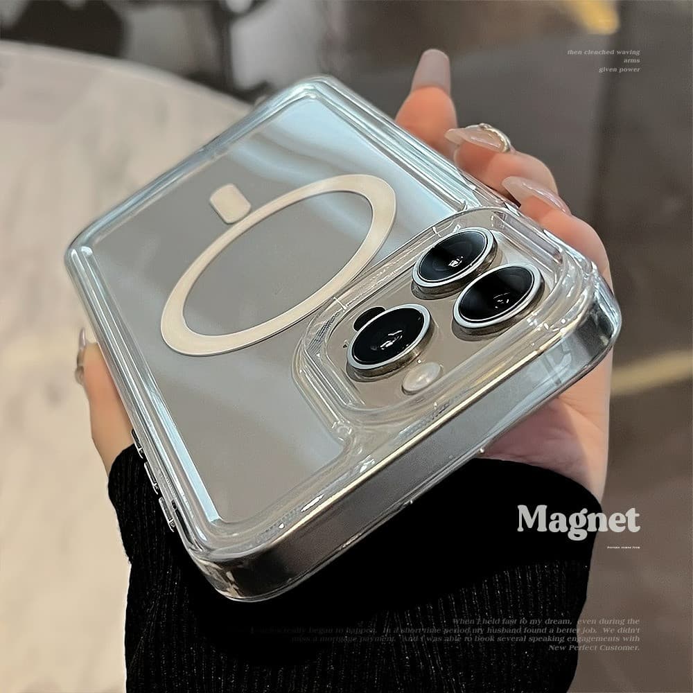 Magnetic เคสโทรศัพท์ For Samsung A56 A55 A54 A06 A17 A07 A16 A36 A37 A57 A35 A15 S25 S26 Ultra A26 S24 S23 Ultra รูปที่ 8