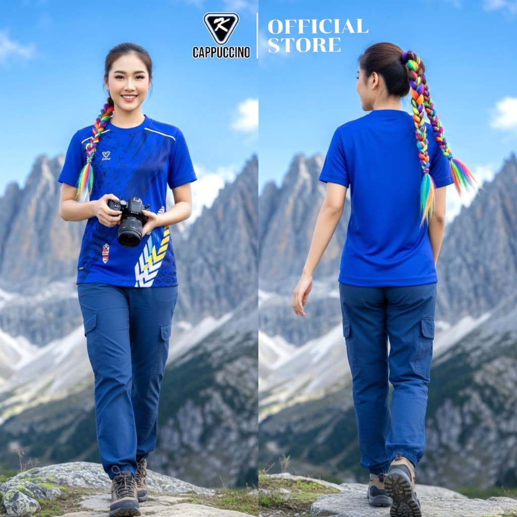 CAPPUCCINO เสื้อกีฬาแขนสั้น รุ่น K12 รูปที่ 5