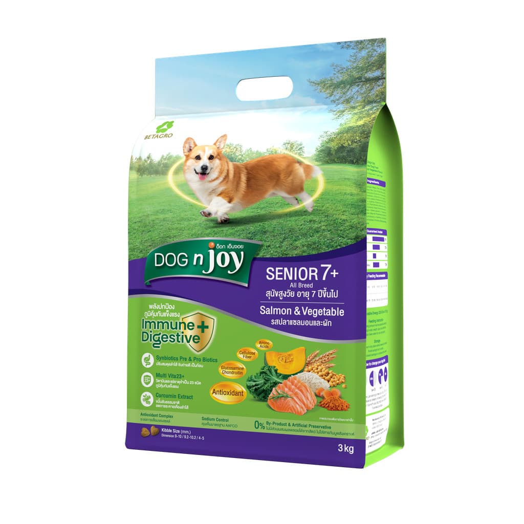 Dog n Joy ด็อกเอ็นจอย อาหารเม็ดสุนัข เกรดพรีเมียม สำหรับอาหารสุนัขโต 1 ปีขึ้นไป ขนาด 3 kg รูปที่ 6