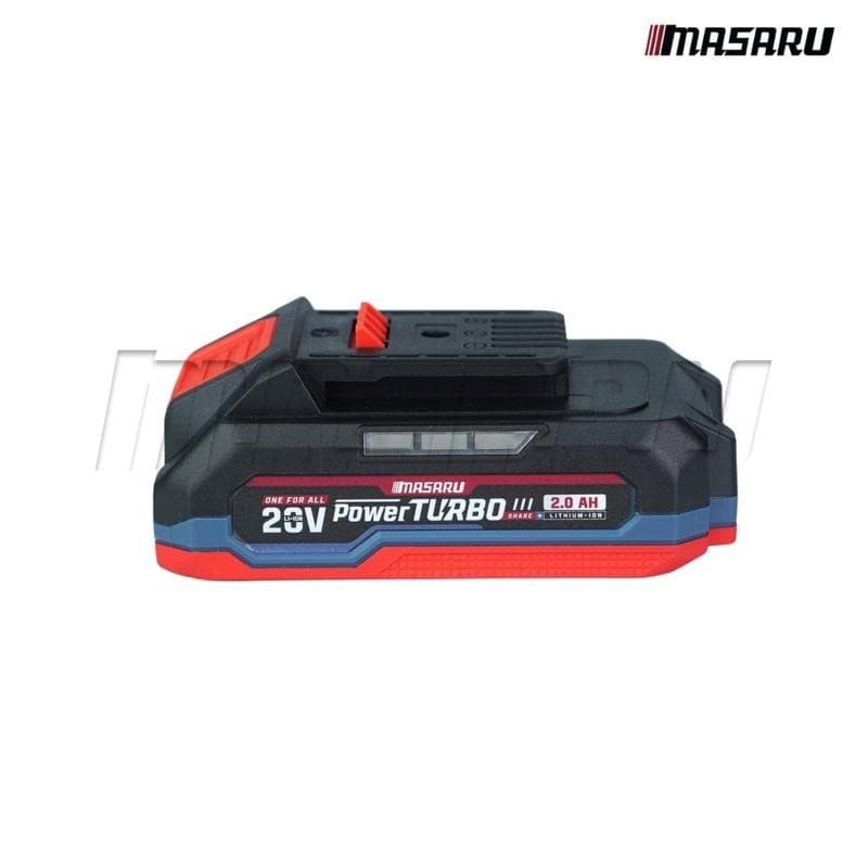 MASARU แบตเตอรี่ รุ่น POWER TURBO 20V แบตเตอรี่ลิเธียม 2.0Ah 4.0Ah 6.0Ah สำหรับเครื่องมือ แบตเสริม รูปที่ 5