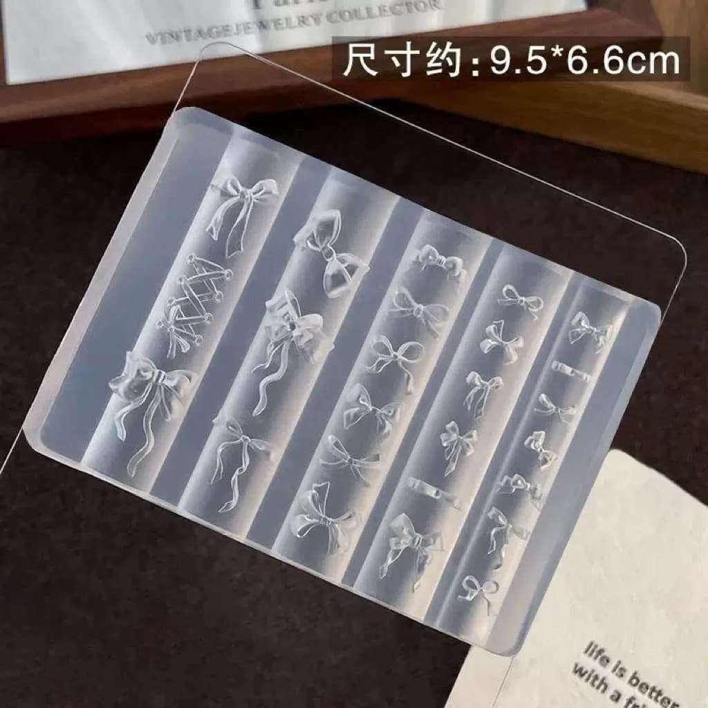 บล็อกซิลิโคน บล็อกทะเล ติตตี้ แม่พิมพ์ซิลิโคน DIY สำหรับตกแต่งเล็บ รูปที่ 4
