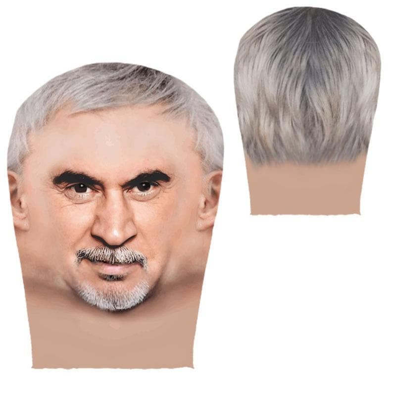 Party Props ใหม่ 3D Full Face Mask การพิมพ์สองด้านยืดหยุ่นตาข่ายหน้ากาก Balaclava Hood หมวกหมวกฮาโลวีนสําหรับผู้ใหญ่ Unisex รูปที่ 2