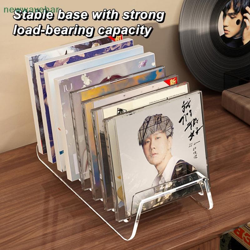 ชั้นวางซีดี อัลบั้ม และเทป โปร่งใส สําหรับบันทึก โชว์โชว์มัลติฟังก์ชั่น {TH} รูปที่ 3