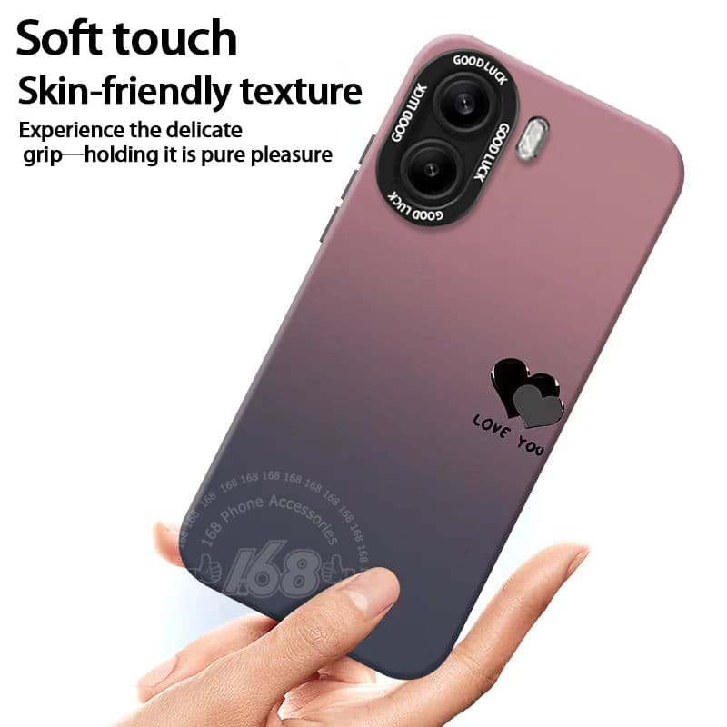 เคส OPPO A6X A6S A6t A6 เคส OPPO A6t Pro เคสไล่สีรูปหัวใจ กันกระแทก พร้อมที่ป้องกันเลนส์กล้อง หนังสายนำโทรศัพท์ ซิลิโคนด้านนุ่มกันลายนิ้วมือ สำหรับเด็กผู้ชาย เด็กผู้หญิง และนักเรียน รูปที่ 9
