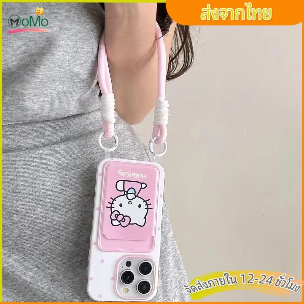 MOMO เคสสำหรับIPhone 16 15 14 13 12 11 Pro Max 7Plus 8 7 Plus X XR XS Max เคสไอโฟน น่ารักโบว์สีชมพูแฟชั่นการ์ตูนดูเดิล รูปที่ 2