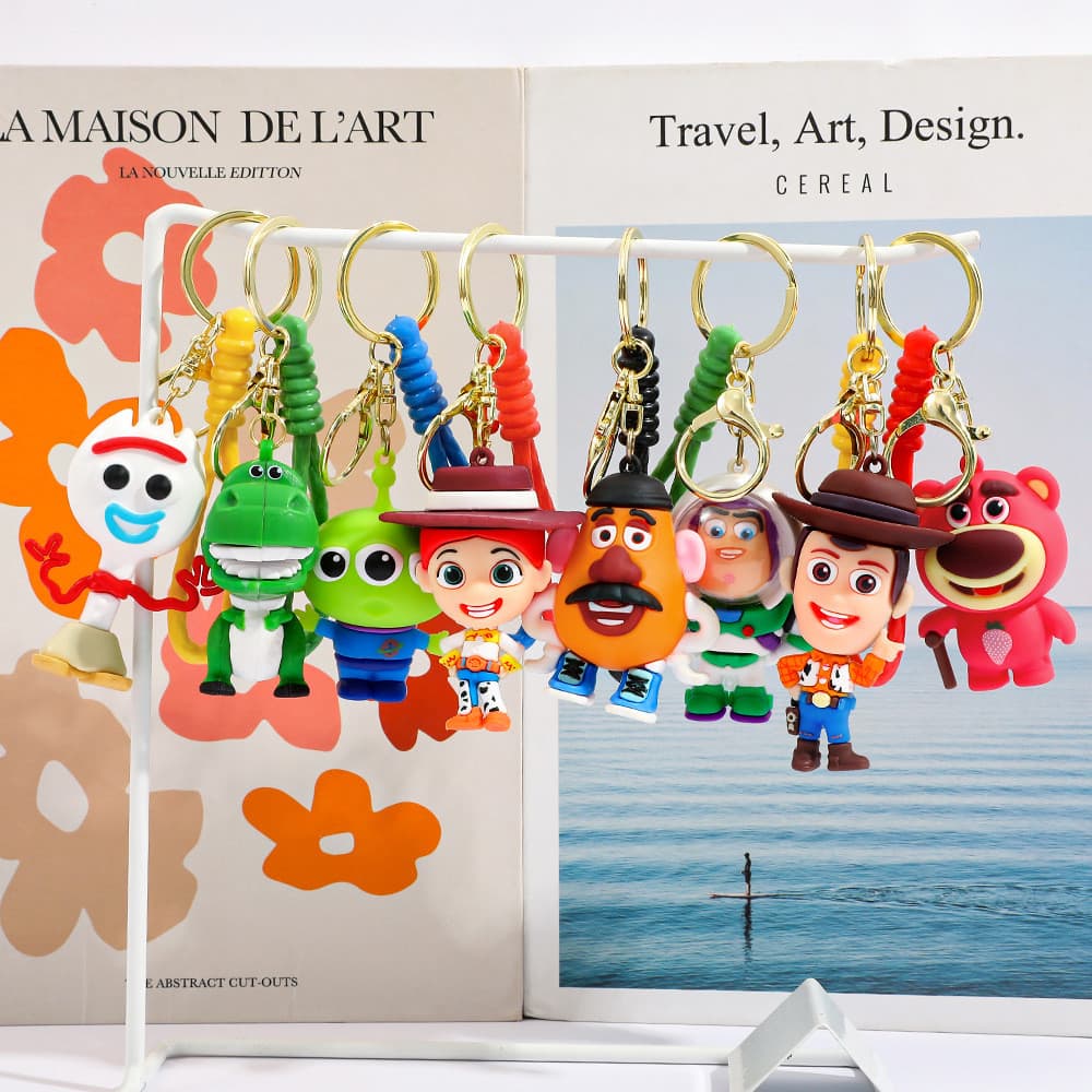 กุญแจ Toy Story ตัวละครคลาสสิก | PVC ของขวัญเด็ก ของสะสม กระเป๋า/กุญแจรถ​ รูปที่ 3