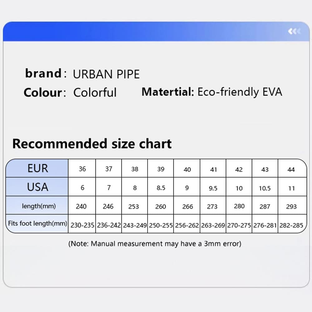 URBAN PIPE EVA Panda Colorway สำหรับผู้ชาย คลาสสิก กันลื่น สไลด์ unisex รองเท้าแตะพื้นหนา ใส่ในร่ม 2507 รูปที่ 4