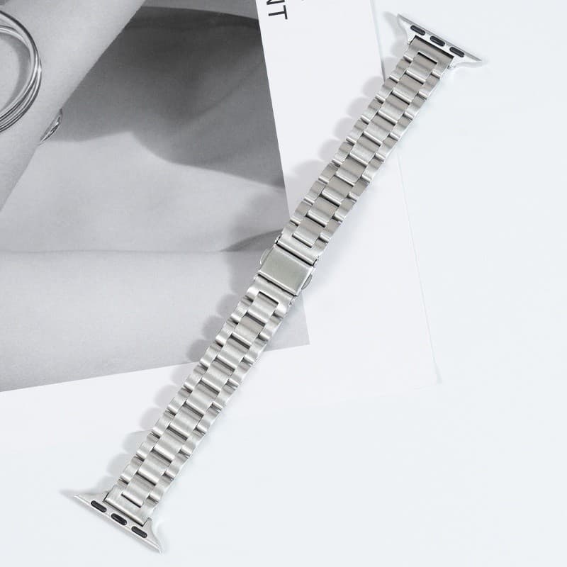 สายนาฬิกาโลหะบางสแตนเลส for Smartwatch Iwatch Apple Watch Ultra SE 3 2 Series 11 10 9 8 7 6 49 46 45 44 42 40 38mm รูปที่ 2