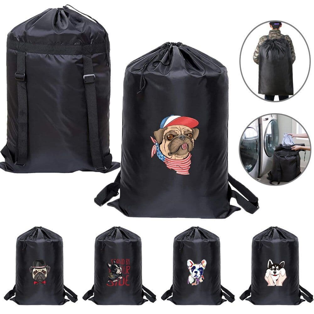 ถุงซักผ้า ทนทาน ถุงซักผ้าอเนกประสงค์ Travel drawstring laundry bag ถุงซักผ้าขนาดใหญ่ รูปที่ 1