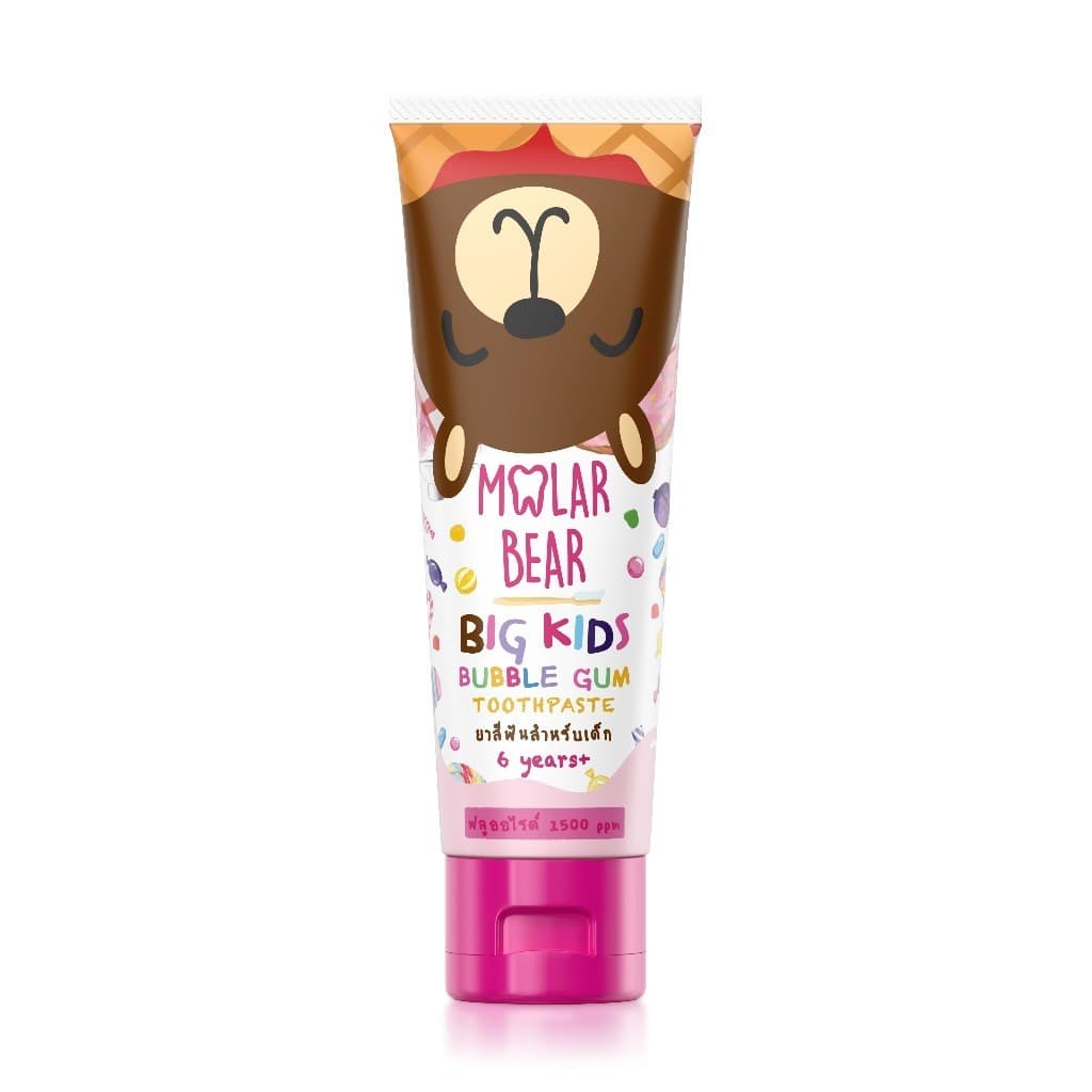 Mall Molar Bear 6 ขวบ+ ยาสีฟันเด็ก รุ่น Big Kids ฟลูออไรด์ 1500 ppm โมล่าร์แบร์ รูปที่ 7